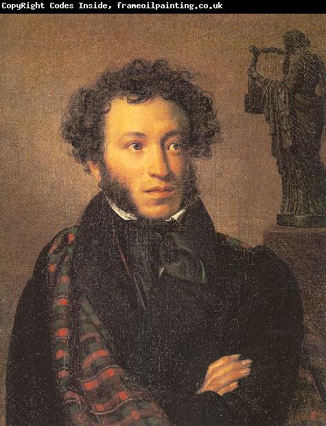 Kiprensky, Orest Portrait of the Poet Alexander Pushkin